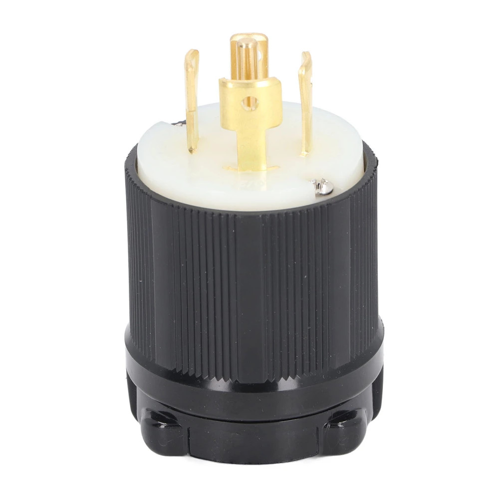 Generator Locking Plug 4 Prong 5 Core 30A 120/208V Universal Twist Lock Adapter L21‑30P for Machine Equipment