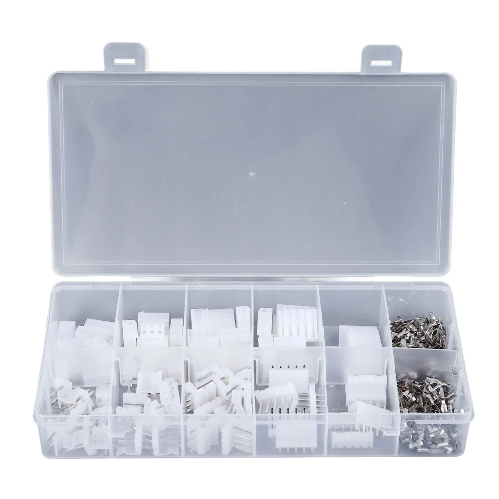 230PCS CH3.96MM Terminal Block Kit 2P to 5P Safe Connection Straight Pin Terminal Block Connector Assortment