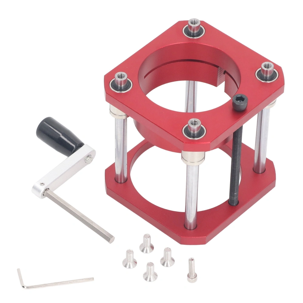 Router Lift Base Aluminum Alloy Stainless Steel Router Table Lifting System Base for 64 to 65mm Machine