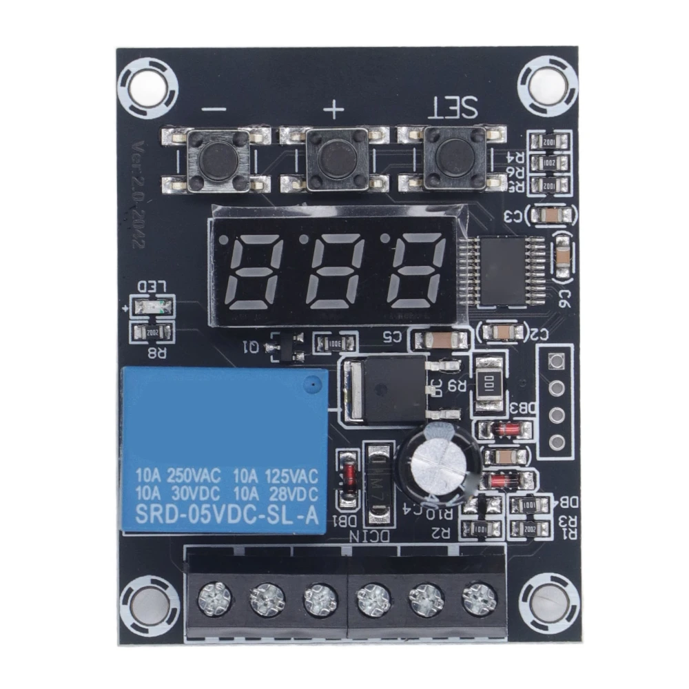 Voltage Relay Module ON Off Upper Lower Limit Detection Control Over Voltage Protection Battery Charge Discharge Timing 5V