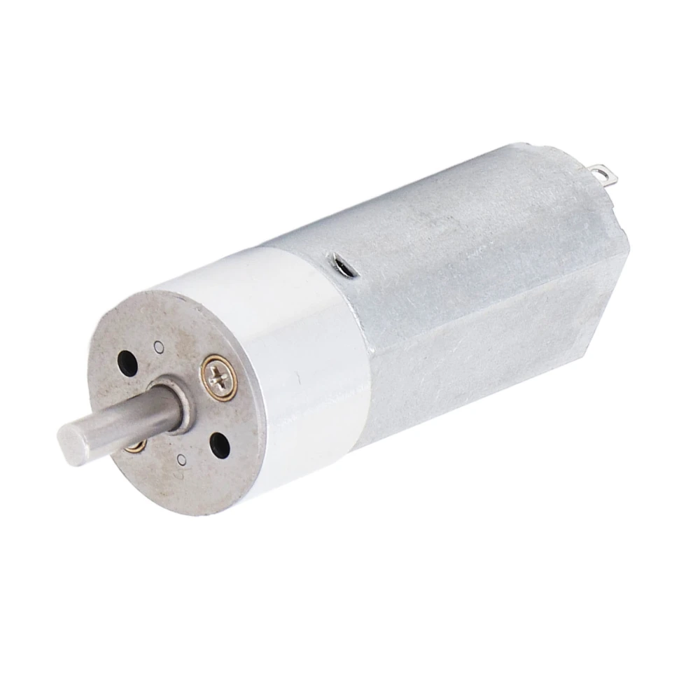 DC12V Electric Gear Motor High Torsion Speed Reduction Motor with 3mm Dia Center Output Shaft for Robot Car DIY Toys 100RPM