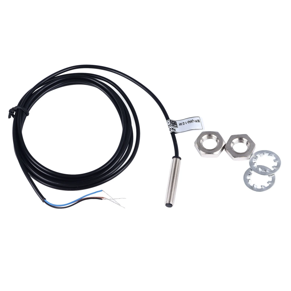 M6 Micro Proximity Switch PNP 3 Wire Normally Closed Inductive Proximity Sensor 1mm Detection Distance DC6‑36V