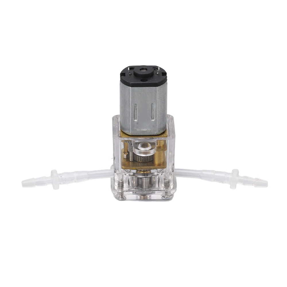 Mini Peristaltic Pump Transparent Shell 1ml/min Flow 0.001m Lift Liquid Dosing Pump for Beauty Medical Instrument 6V 30ma