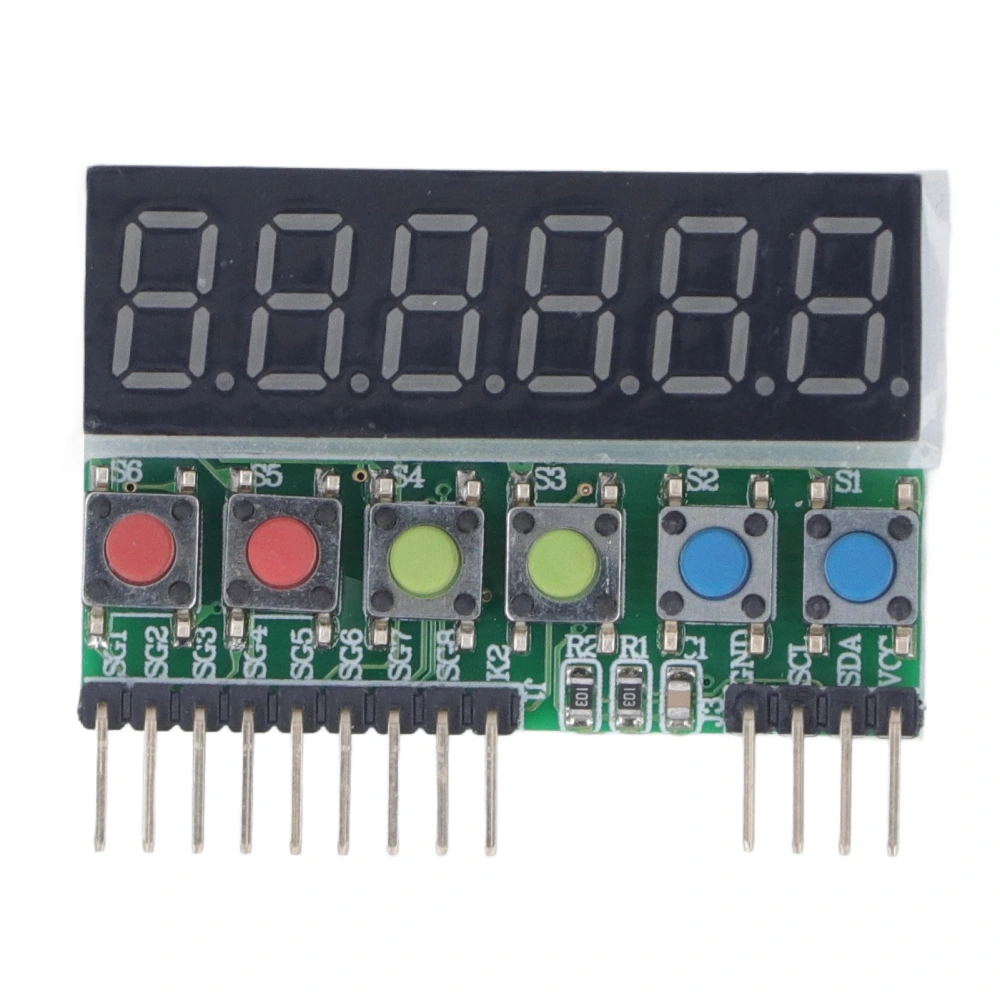 TM1637 6 Digit Digital Tube Display Module for DC 3.3V‑5V Digit IIC Interface Counters Timers