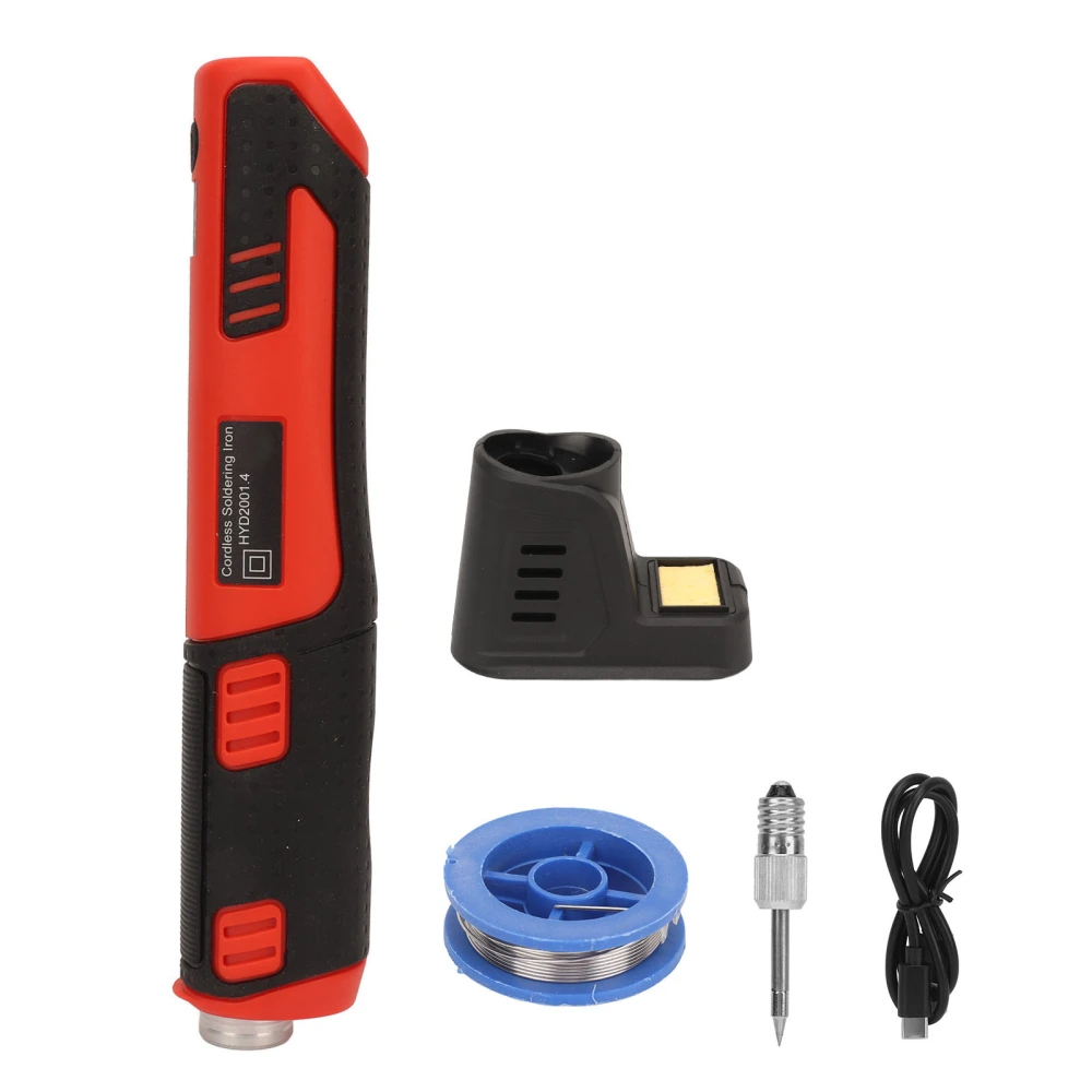 Cordless Soldering Iron Kit USB Rechargeable Portable Lithium Battery Powered Electronic Welding Tool Pen Kit