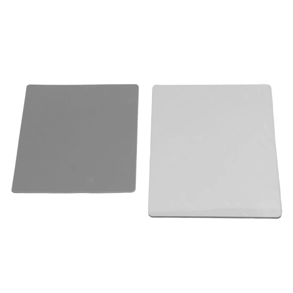 2 Pcs Set Embossing Mat Polycarbonate Plastic Impression Pad and Silicone Pad for Die Cutting Crafts Machine