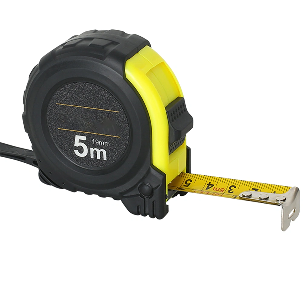 5 Meter Tape Measure Thickened Carbon Steel Retractable Measuring Tape with Buckle Metric and Inch Scales