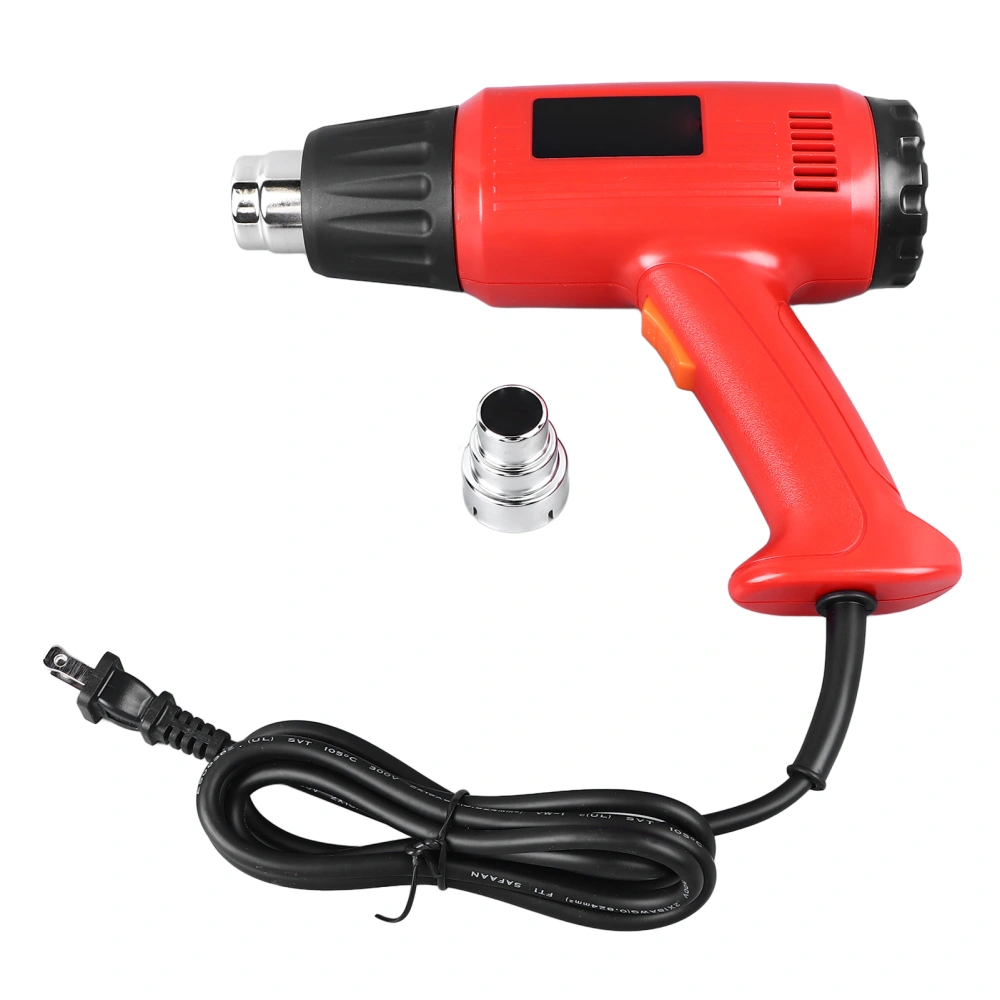 Hot Air Gun Adjustable Temperature Heat Gun Portable Heating Tool Set Kit for Repair