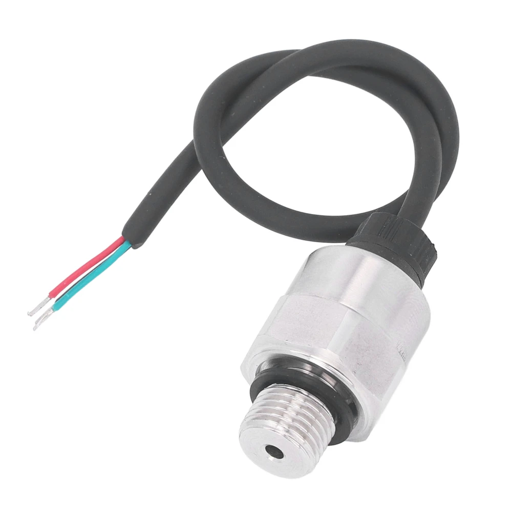 Pressure Transducer Sensor G1/4 0.5 to 4.5V Output Pressure Transducer Sender Sensor for Oil 5 to 12V 0.5Mpa