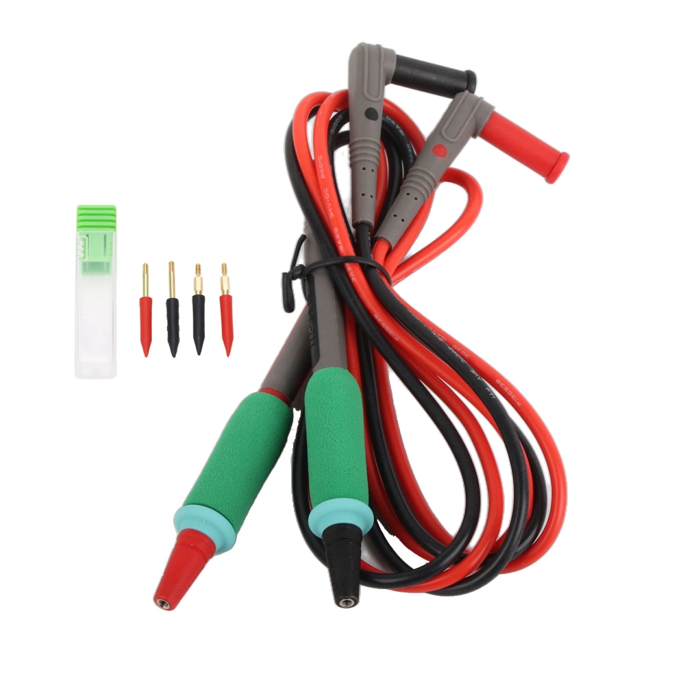 Multimeter Test Probe Copper Needle Anti Slip Silicone Handle Universal Electrical Test Pen 20A 1000V