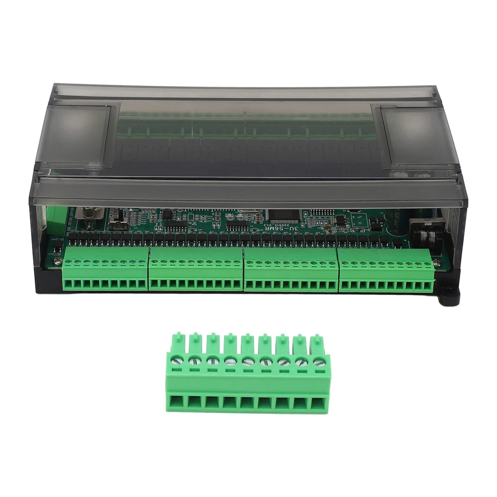 DC24V 1A PLC Industrial Control Board FX3U‑56MR 32 Input 24 Output Programmable Logic Controller 2 Channels 60K