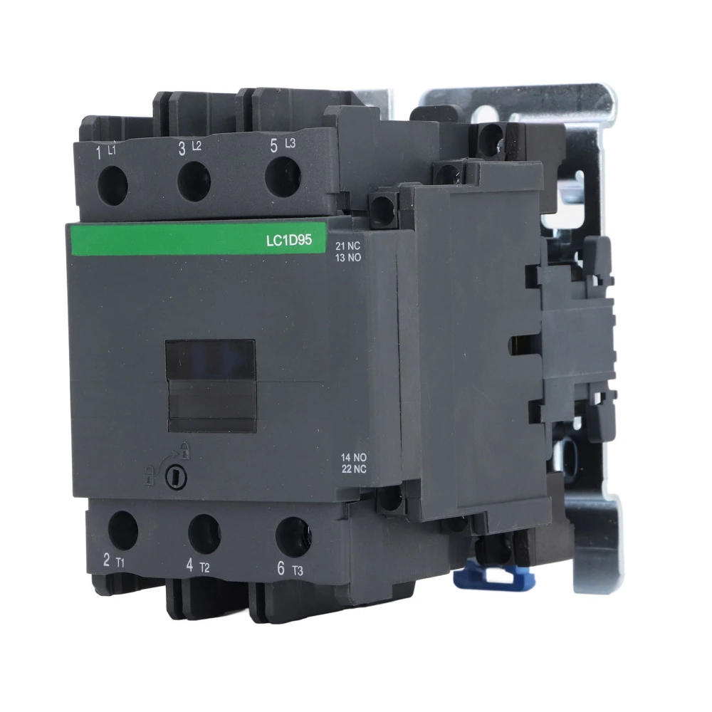 AC Contactor 95A 1NO 1NC High Sensitivity Strong Load Capacity Electric Contactor 380V Rated Voltage AC24V Coil