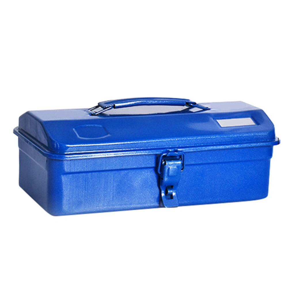 Metal Tool Box Thickened Iron Case Large Capacity Multifunctional Portable Toolbox with Lock for Repair Tools Hardware