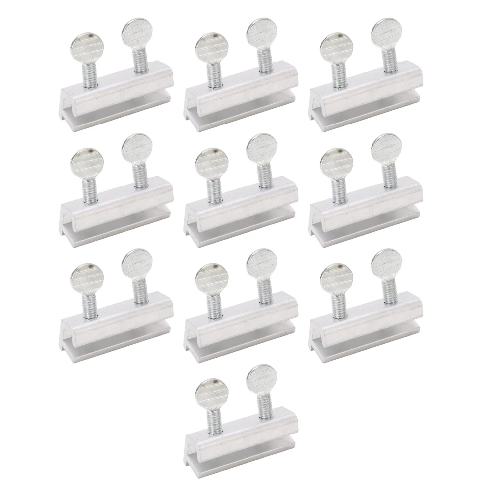 10Pcs Sliding Window Lock Adjustable Vertical Horizontal Sliding Lock Kit for Safety