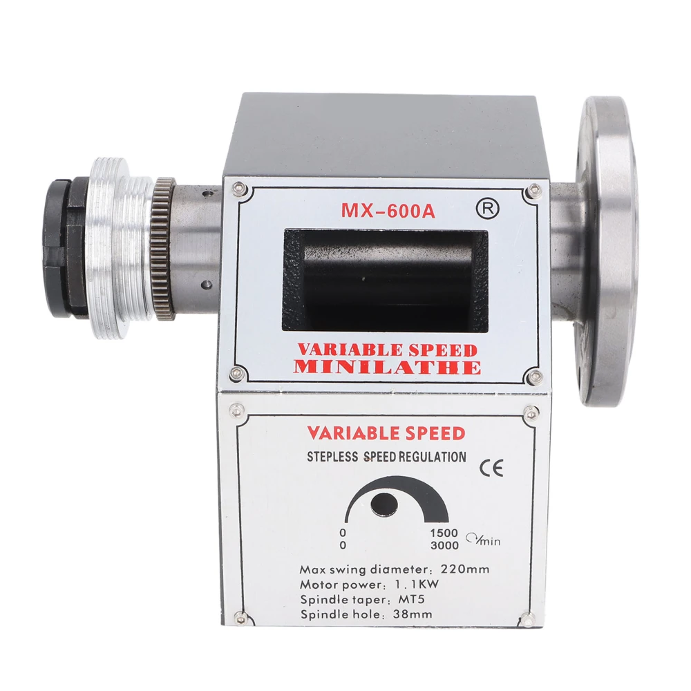 Mini Lathe Speed Controller 3000RPM Variable Speed Control Box for MX‑600A 8x16 210x400 220x600 220x750