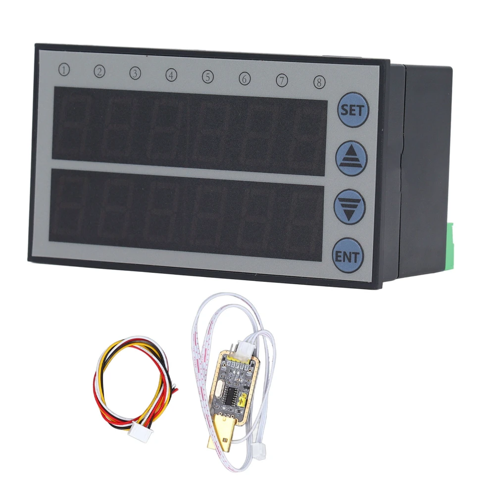 PLC Text Display DC24V Digital 8 LED FX2N 10MR Programmable 2 Way Analog Input with USB to TTL Download Cable