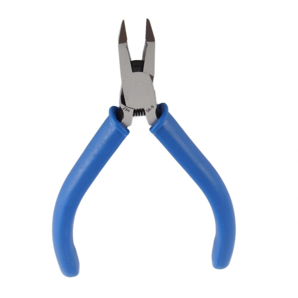 4.5 Inch Pliers Micro Flush Cutter Spring Load Wire Cutting Pliers for 1.5mm Resin Plastic Copper Iron Wires