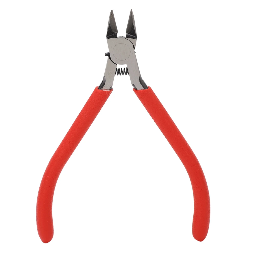 Diagonal Pliers 4.7in Electronic Cutters Non Slip Japanese Style Cutting Plier with Reset Spring