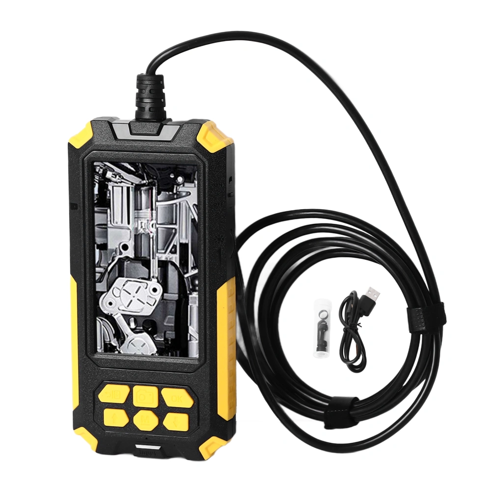 4.3in Endoscope Camera 9 Adjustable LED Lights 70° View Angle IP68 Waterproof HD 1080P Inspection Camera for Industry