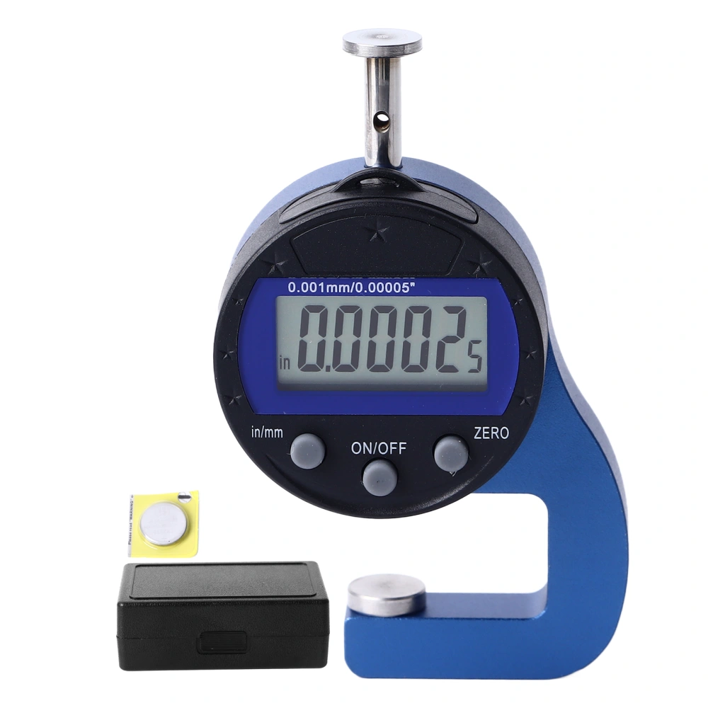 Digital Thickness Gauge Electronic Thickness Caliper Meter 0.001mm Resolution for Measurement