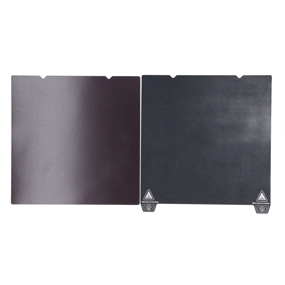 Double Sided Textured PEI Sheet 235mmx235mm with Flexible Spring Steel Build Plate Black for Ender 3 S1 3D Printer