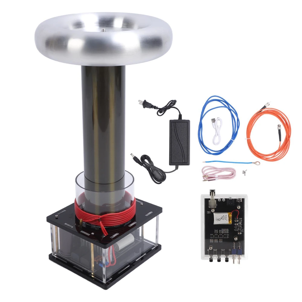 Musical Tesla Coil High Capacity 800W Sensing Inductive Arc Music Tesla Coil for Laboratory AC100 to 240V