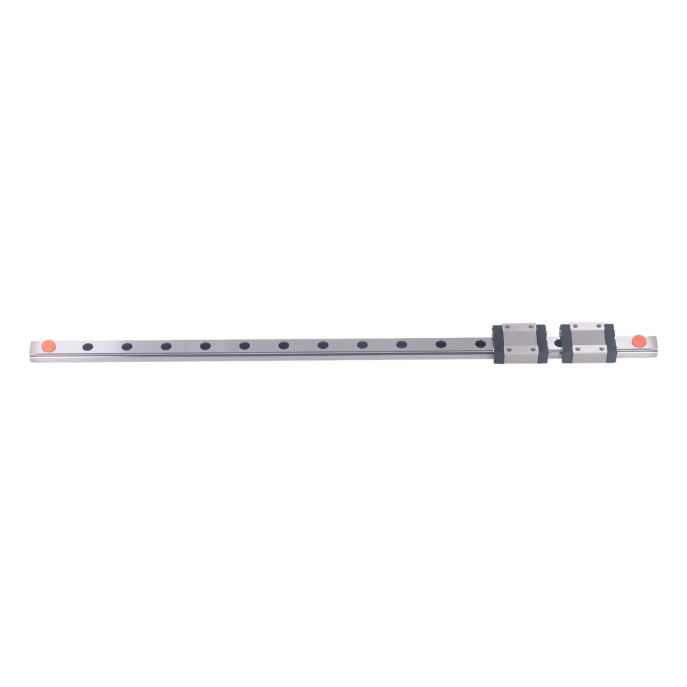 MGN12C Linear Guide Rail Stainless Steel High Accuracy 4 Point Contact Linear Rail Slide with 2 Sliders for 3D Printer 500mm / 19.69in