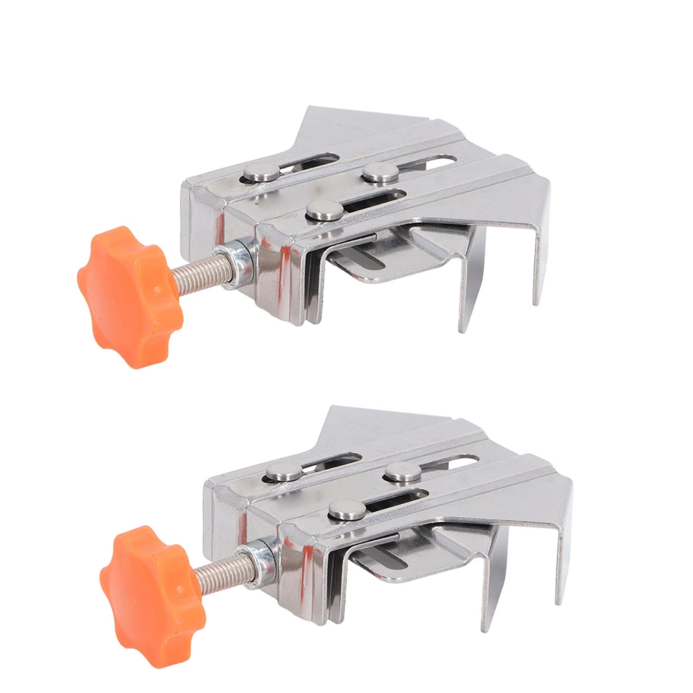 2Pcs Corner Clamp Right Angle Stainless Steel Adjustable Corner Clip Fixing Tool for Woodworking