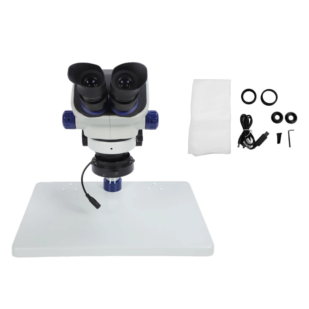 Binocular Microscope 3.5X‑100X 360° Rotation Clear Image High Definition for Inspection Laboratory