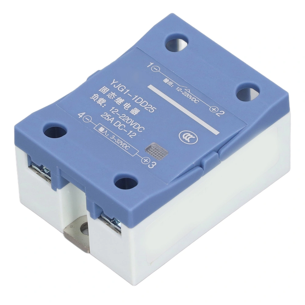 Single Phase Solid State Relay DC Control DC Voltage Regulator 3‑32V Input 12‑ 25A Output