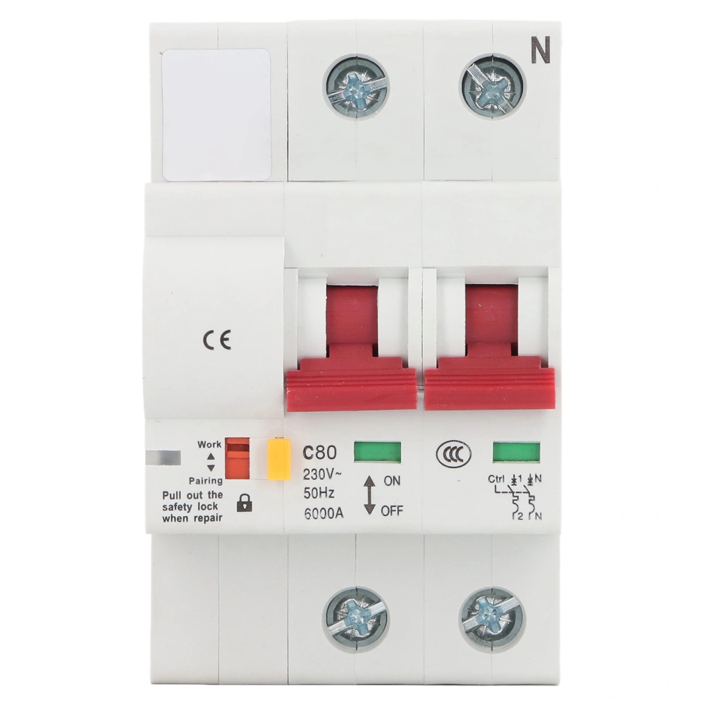 Smart Circuit Breaker Active Passive Signal Control 2P Miniature Breaker Overload Protection Air Switch AC