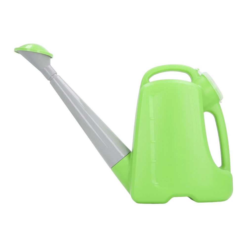 Garden Watering Pitcher Large Capacity PP Long Spout Flower Watering Can for Agriculture Farm 2.5L Green