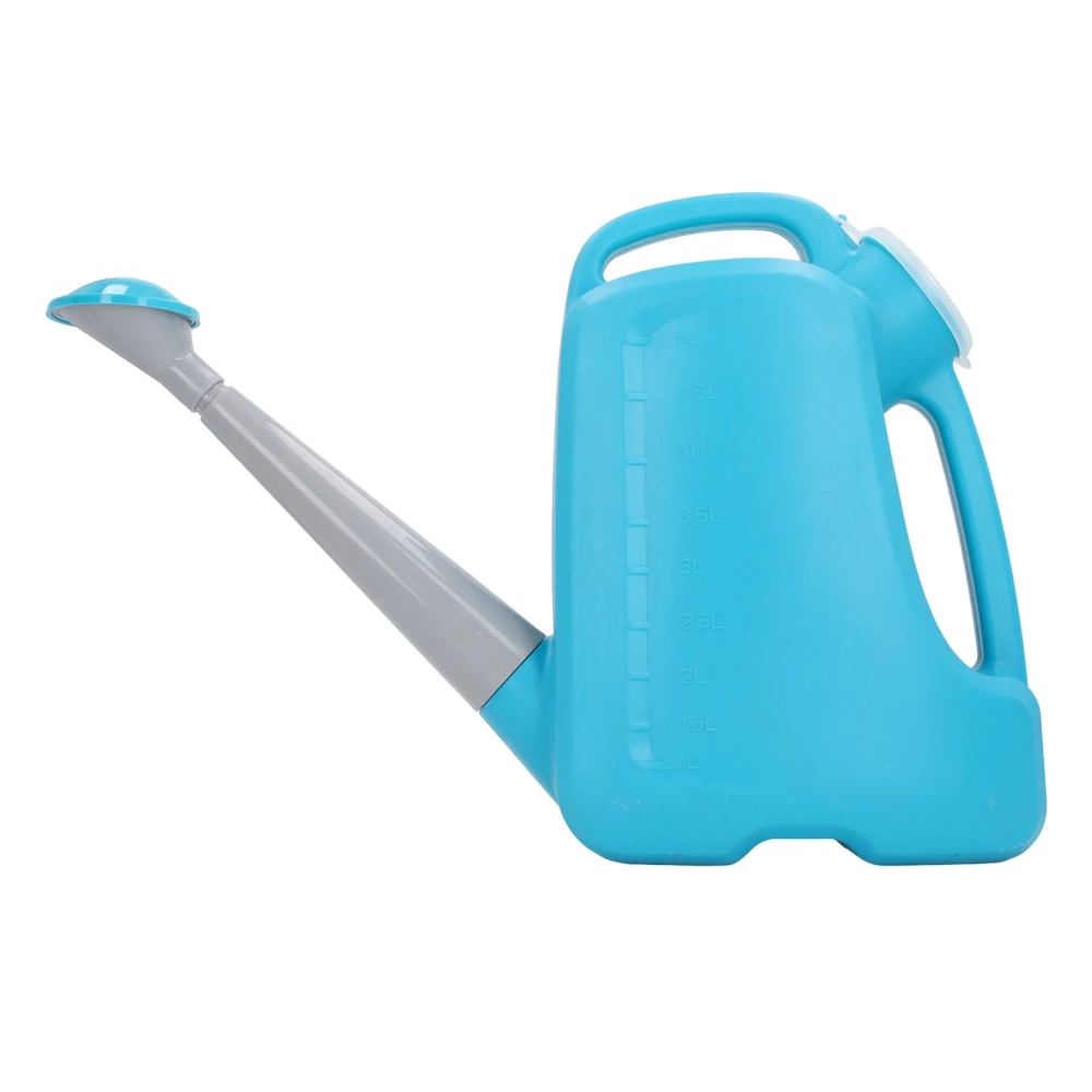 Garden Watering Pitcher Large Capacity PP Long Spout Flower Watering Can for Agriculture Farm 5L Dark Blue