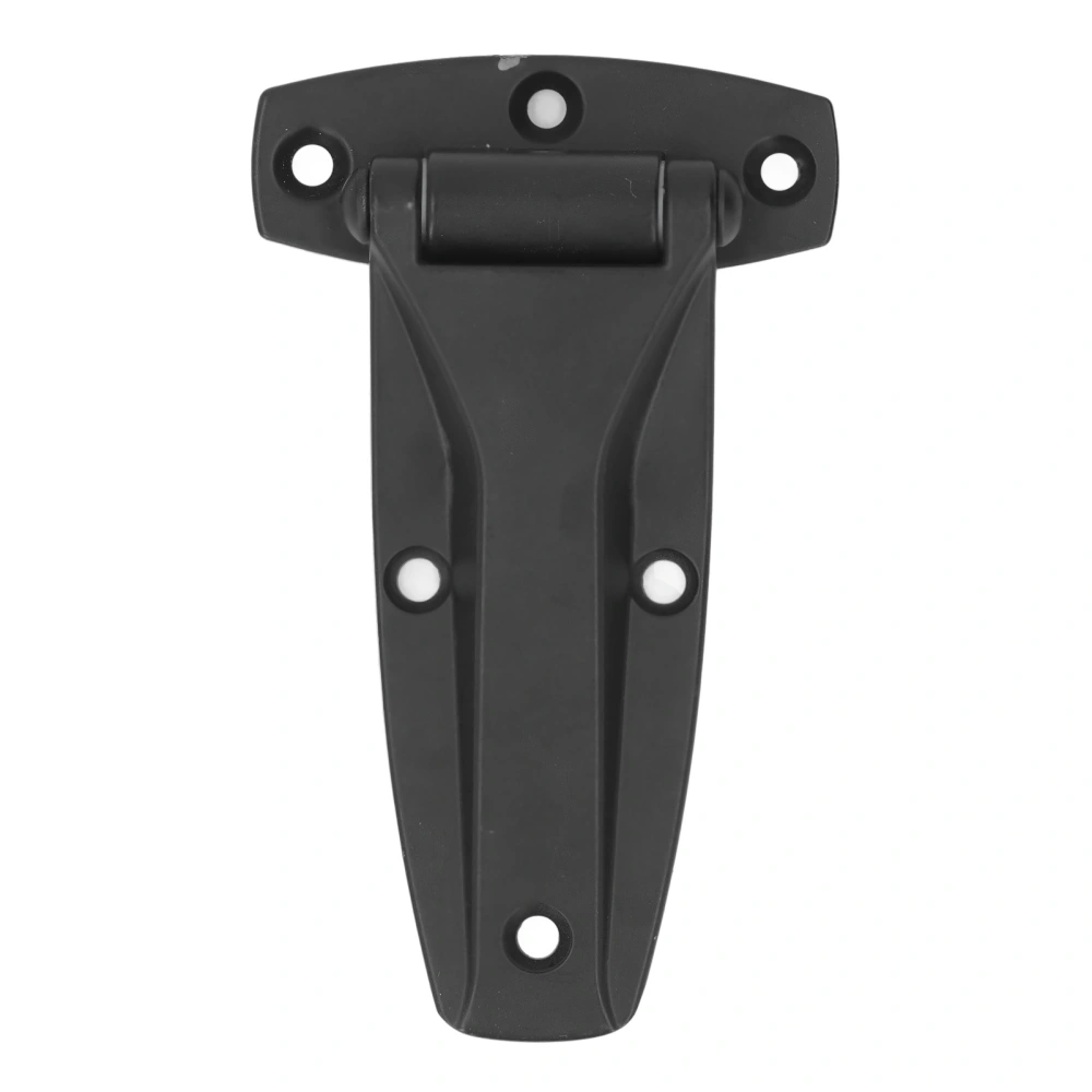 T Hinge Soft Close Tee Hinge Zinc Alloy T Strap Hinge Replacement for Toolbox Car Door Black