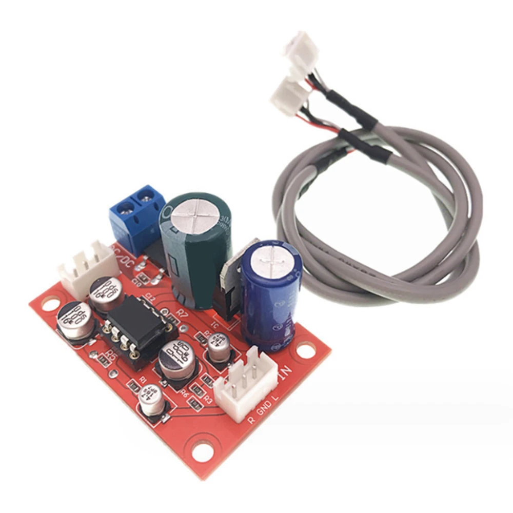 NE5532 Amplifier Board Clear Strong Sound Output Preamplifier Module Sound Magnifier Board DC 9v‑24v AC 8v‑16v