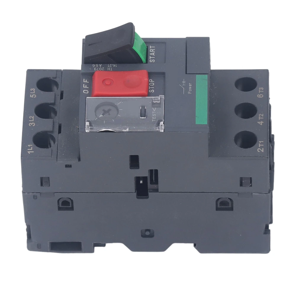 Motor Circuit Breaker 35mm Rail Mount Thermal Magnetic Type Motor Overload Protection Switch AC 690V GV2‑ME08 2.5‑4A