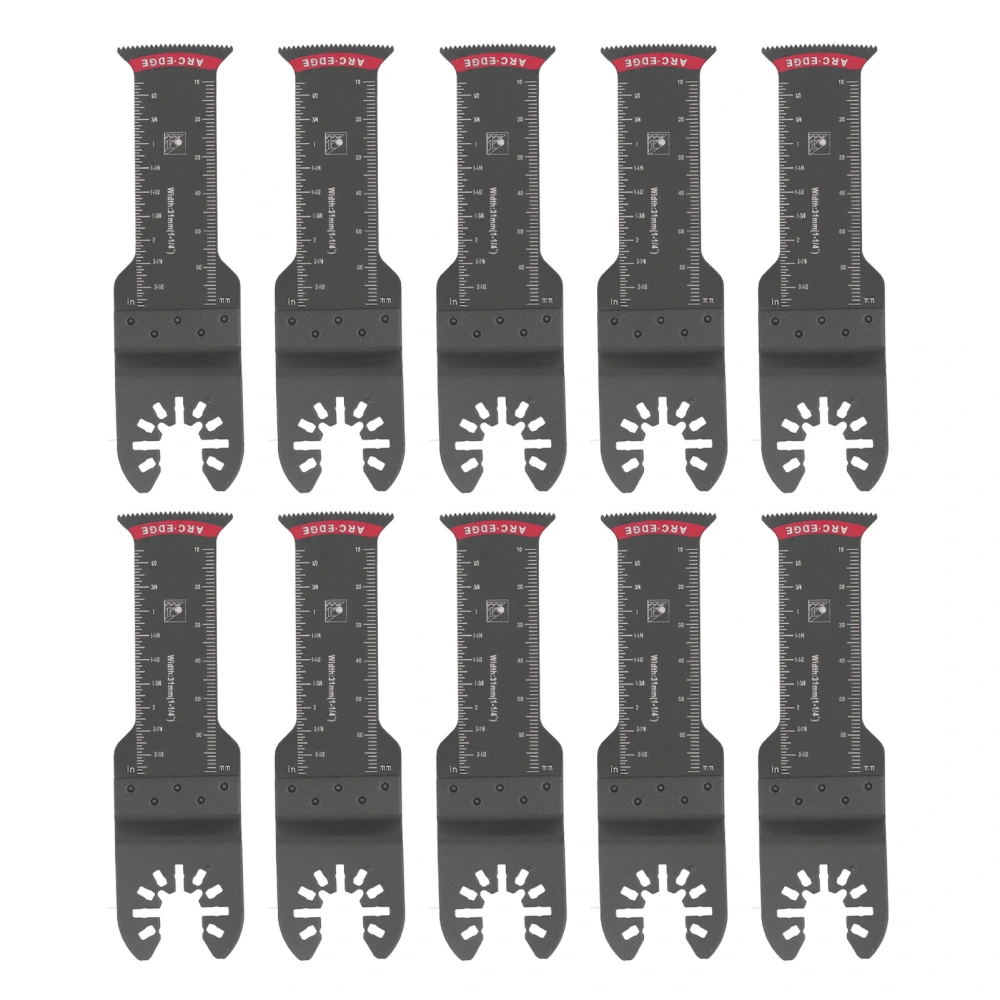 10Pcs Oscillating Saw Blades Metal Wood Plastic Cutting Universal Tool 1.25in 31mm