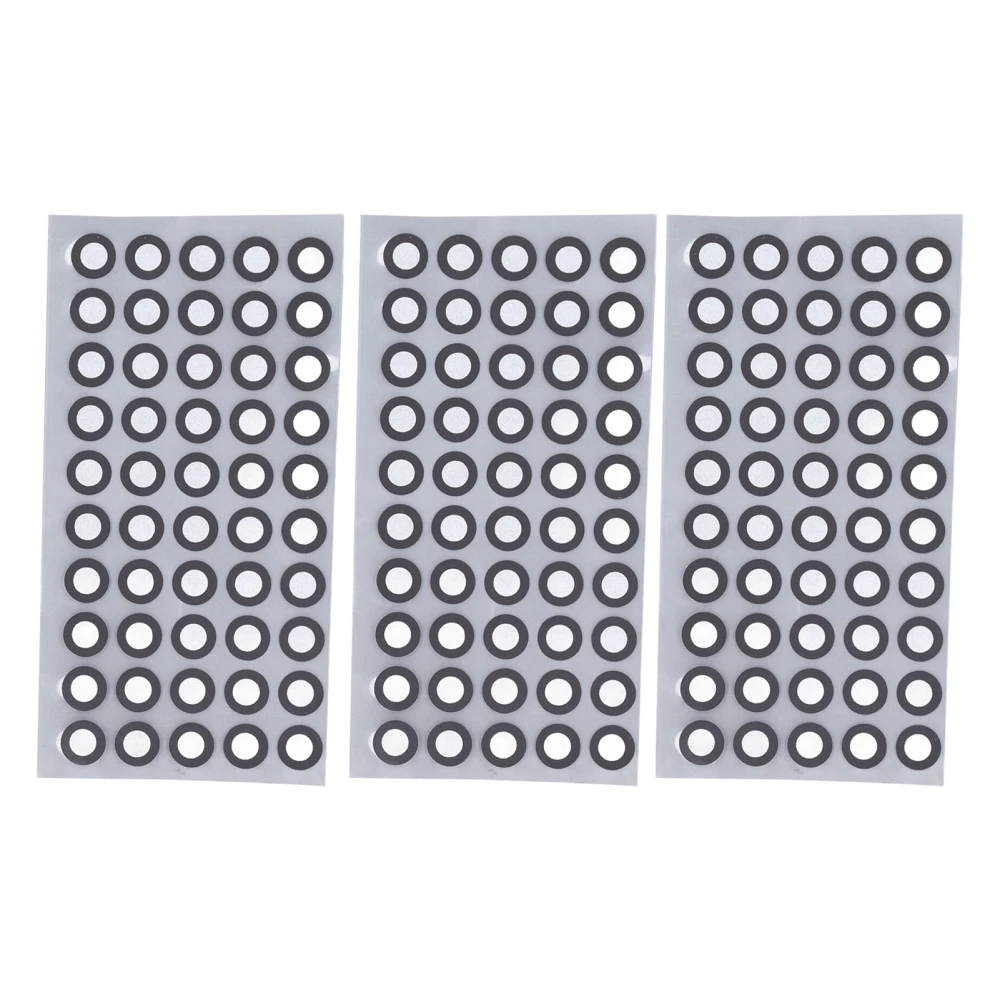 150Pcs 3D Scanning Reference Point Markers Diffuse Reflection Accurate Tracking Scanner Supplies ID 6mm OD 10mm 3 Sheet