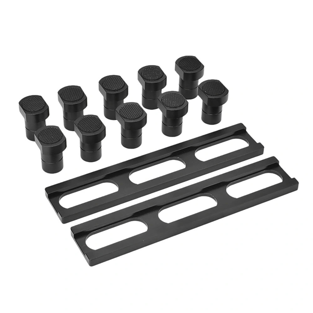 12Pcs Woodworking Planing Stop Bench Dogs Clamp Assistant Positioning Workbench Layout Tool 19mm