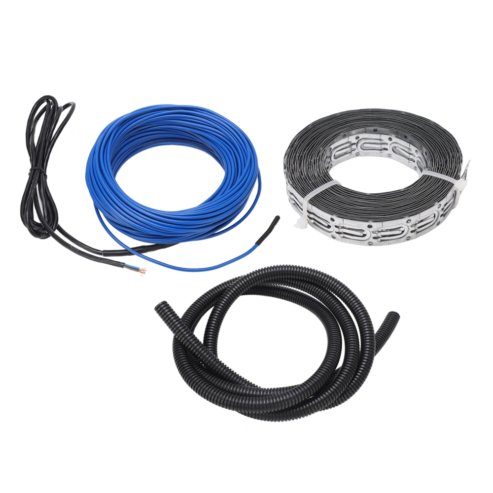 Heating Cable Kit 20m 15W/M 300W Enhanced Explosion Proof Self Limiting Floor Heating Cable Kit 110‑120V 60Hz