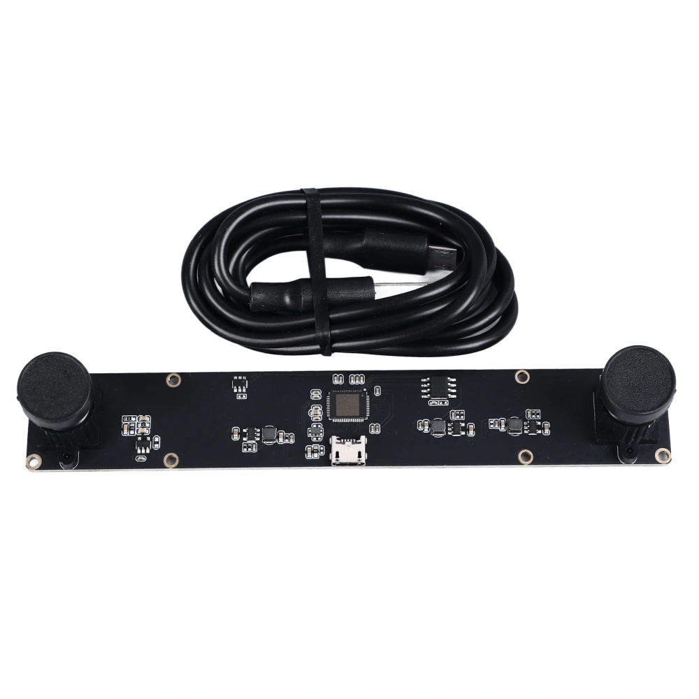 4MP Dual Lens USB Camera Board 1080P 3D VR Distance Measurement Computer Camera Module 72° with Distortion