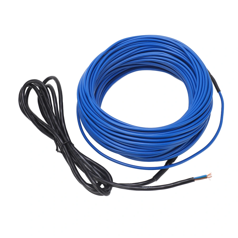 Heating Cable 20M Length 300W IP68 Waterproof Freeze Proofing Pipeline Heat Tape for Winter 110‑120V 60Hz