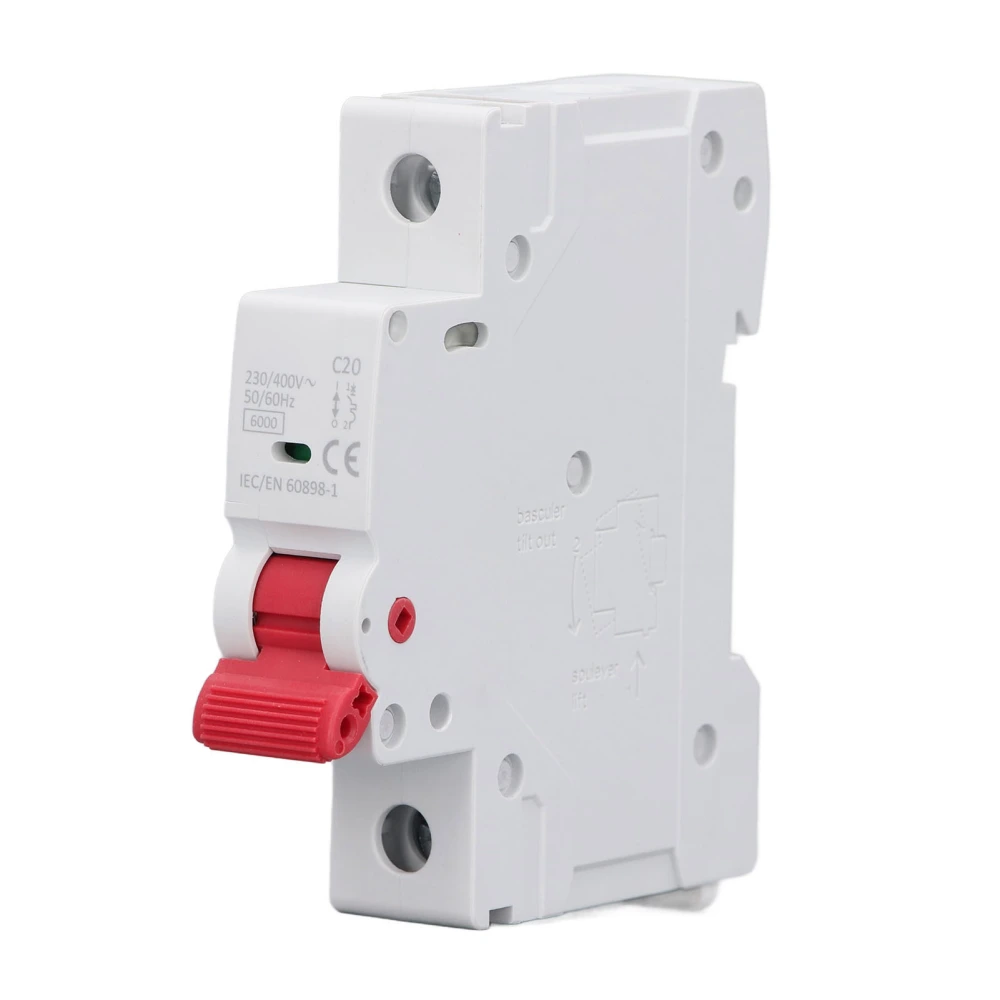 Miniature Circuit Breaker 1P 6KA Small Electrical Circuit Breaker for Home 400V