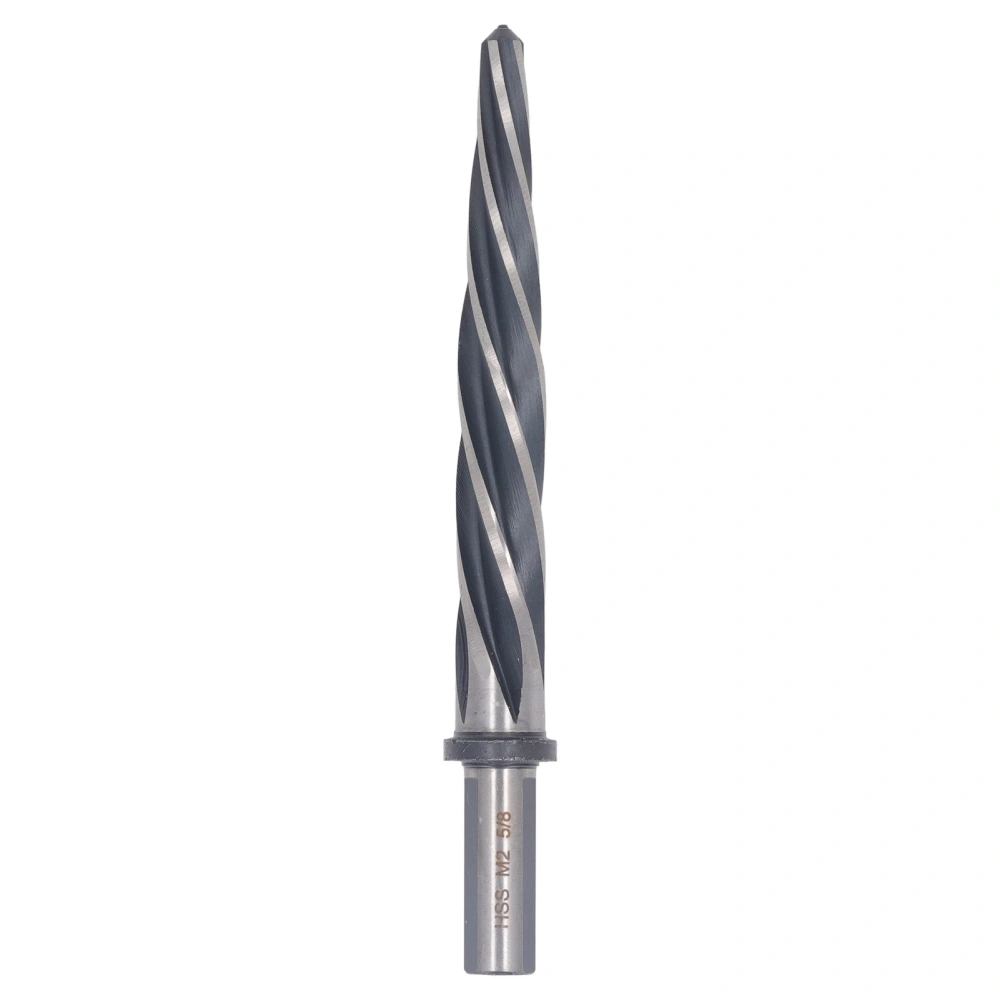 Construction Reamer 5 Flute 5/8in 12.7mm Diameter Round Shank Spiral Reamer Bit for Bridge Building Metal Structure