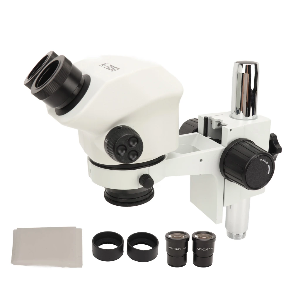 Trinocular Stereo Microscope 10X Eyepiece 0.7X To 4.5X Objective 7X To 50X Magnification Electronics Repair Microscope