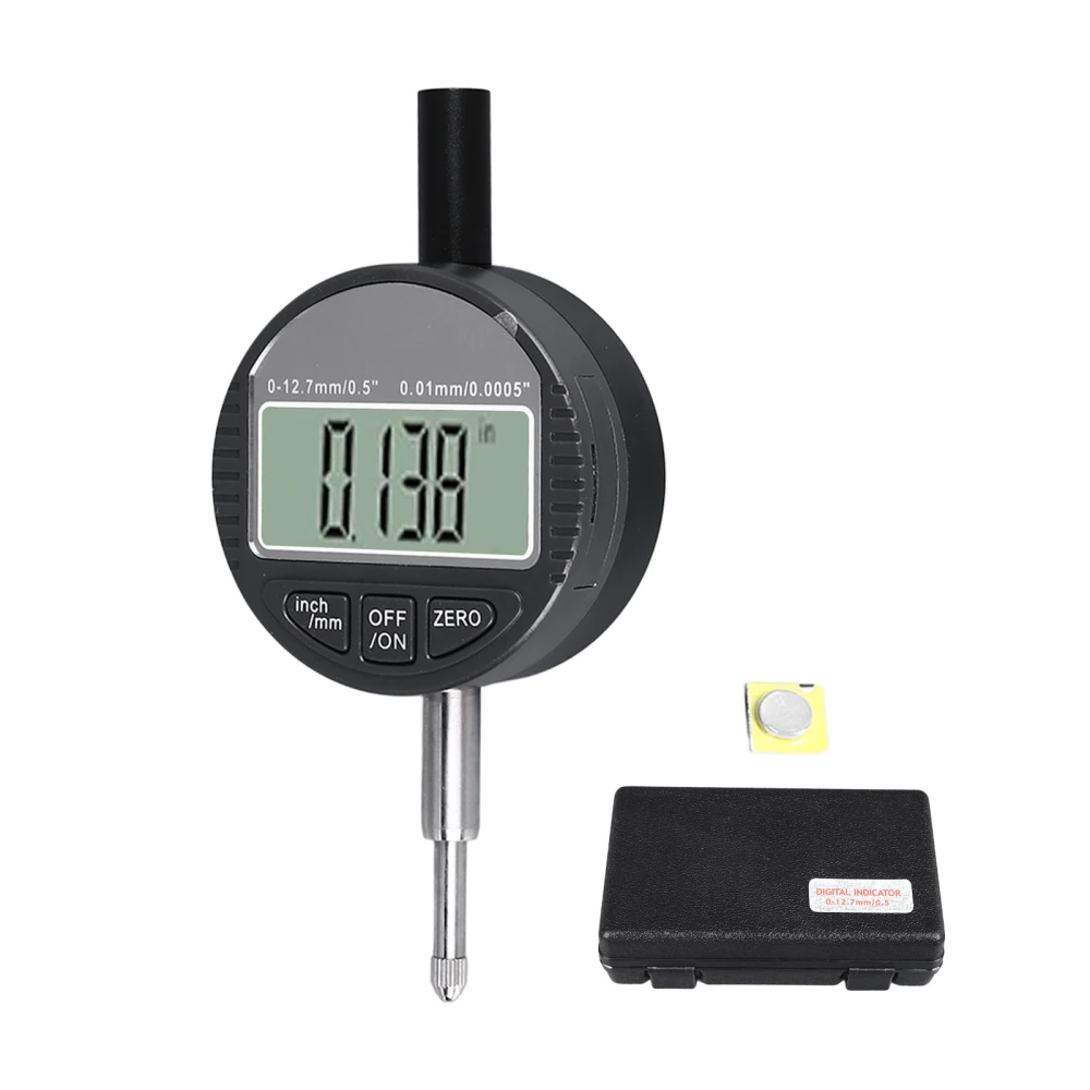 Dial Test Indicator High Accuracy 0.01mm Resolution Electronic Dial Indicator Guage 3V