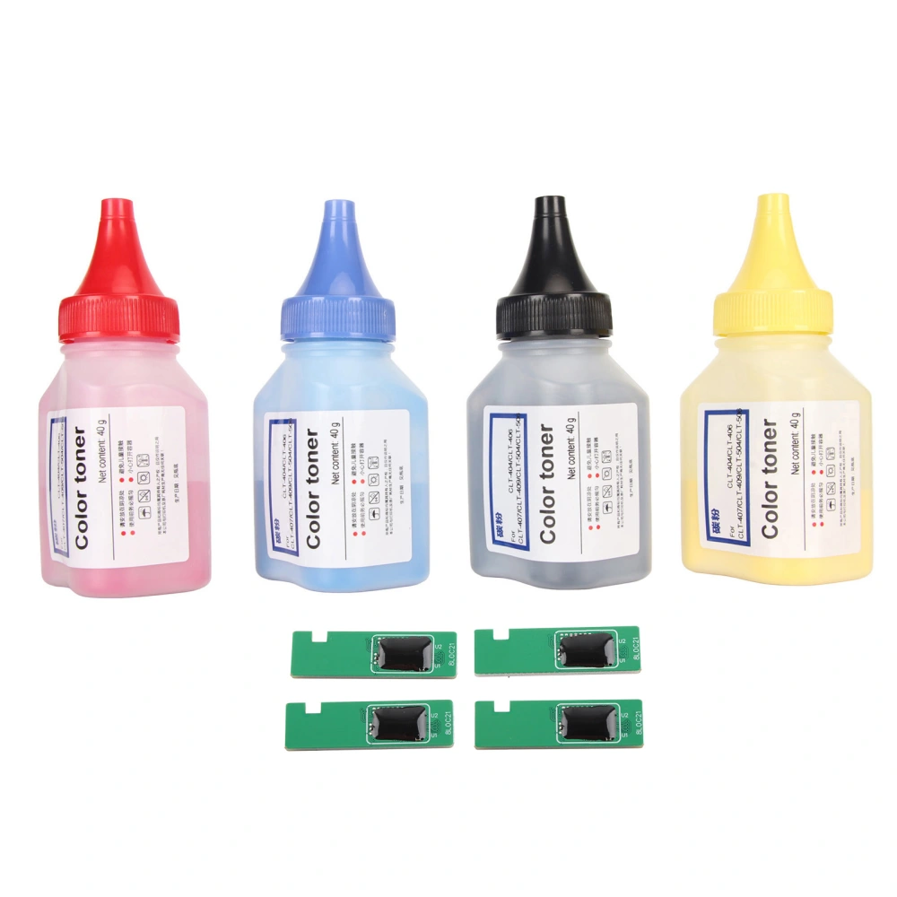 4 Colors Toner Refill Powder for W2090A 119AK W2091A 119AC W2092A 119AY W2093A 119AM Printers