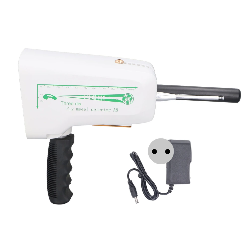 Metal Detector 400 To 470MHz Remote Searching Type Identification Underground Gold Silver Copper Finder AC100‑240V EU Plug