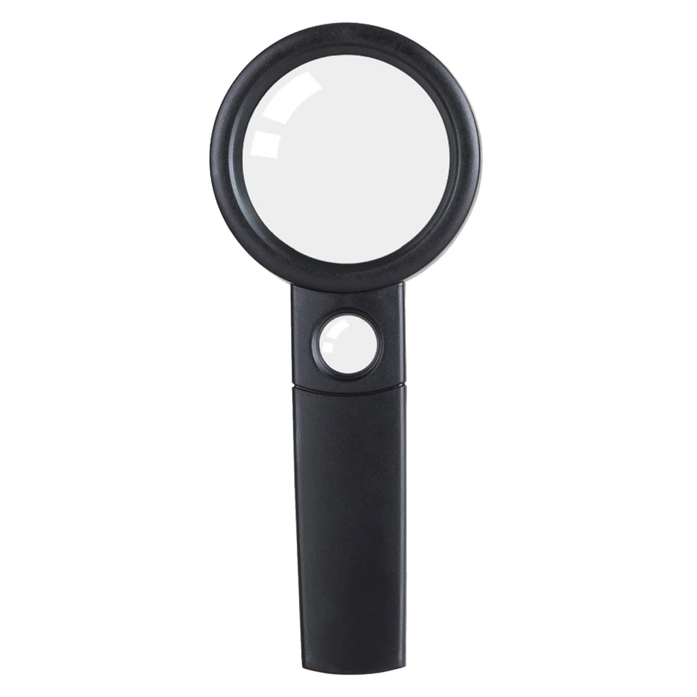 Magnifying Glass 3X 5X Magnification Ergonomic Lightweight Handheld Magnifier for Reading