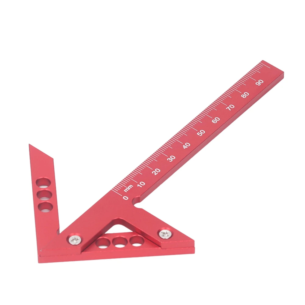 Center Line Scriber Aluminum Alloy Center Finder 45 Degree Angle Scribing Gauge Woodworking Marking Tool